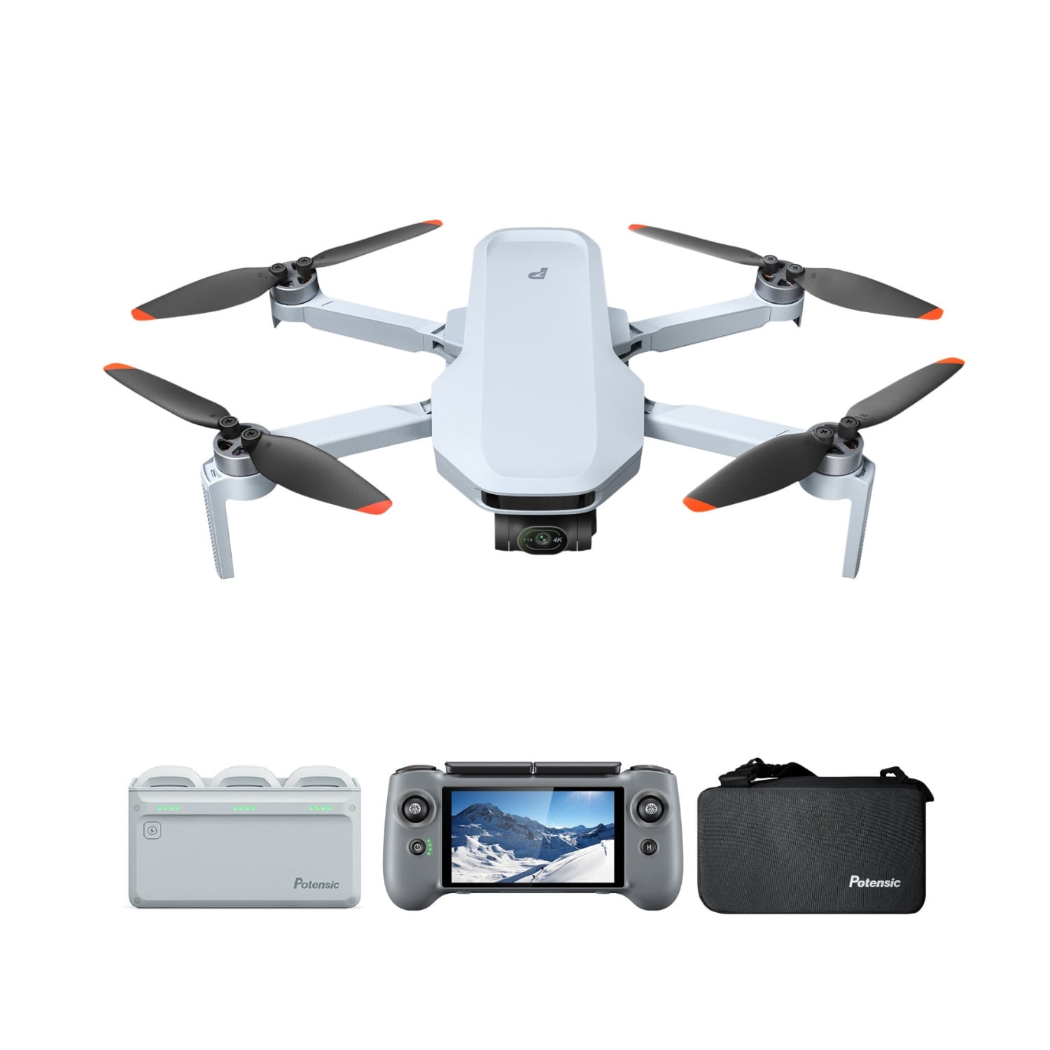 Potensic ATOM 2 Drone 8K with AI Tracking and HDR Fly More Combo with Screen Remote