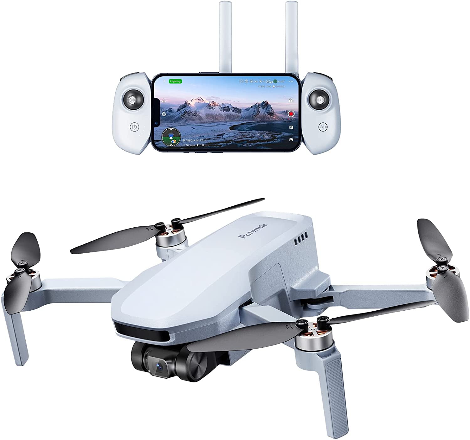 SYMA Drones with Camera for Adults 4K, Easy GPS RC Quadcopters with 36mins  Flight Time, 5GHz FPV Transmission, Auto Return Home, Light Positioning, 4K