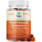 Natures Craft Adult Multivitamin Gummies for Energy & Immunity w/ Vitamins A,B,C,D,E & ZInc, 30 Ct
