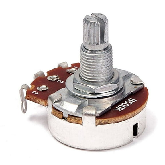 OUNONA B500K Ohm Mini Control Pot for Guitar Use Metal Multi 15mm Shaft Volume and Tone Controls