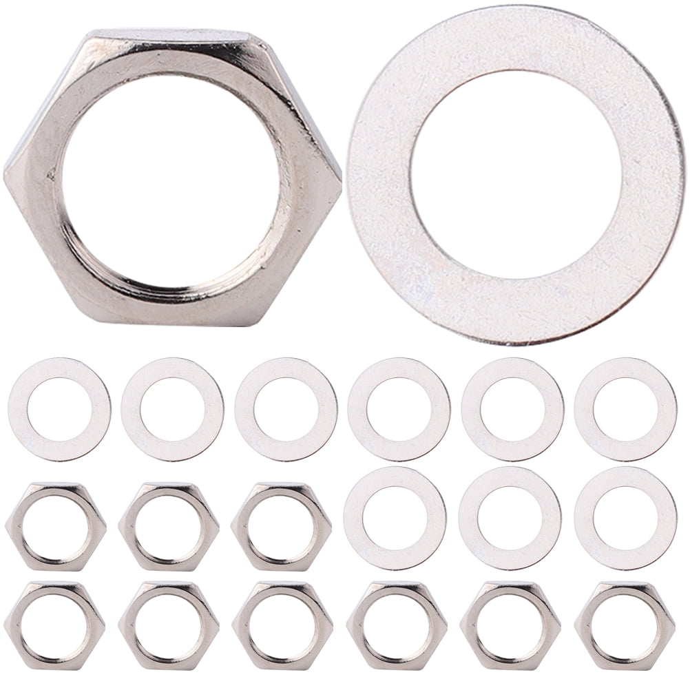 Potentiometer Nut Guitar Guitars Input Jack Nuts Durable Washer