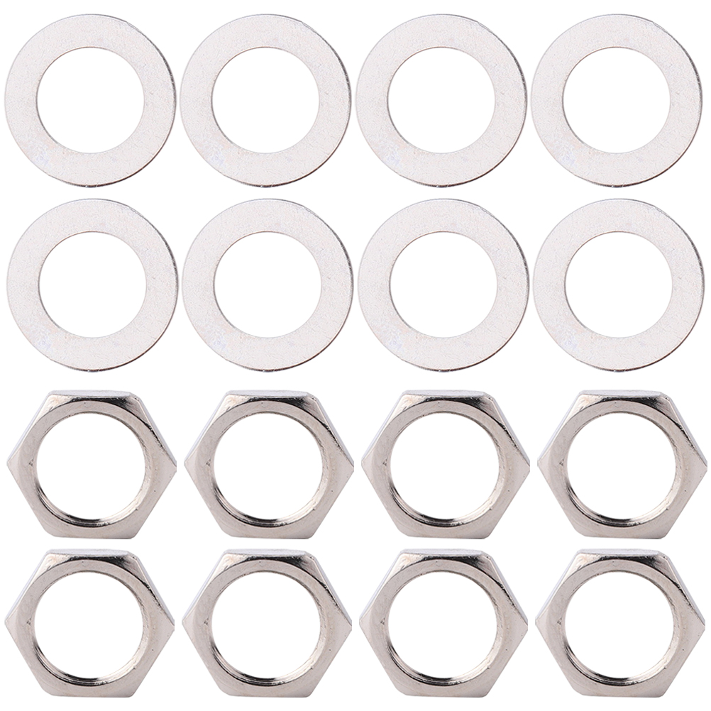 Potentiometer Nut Washer Stainless Steel Guitar Gasket Durable Guitars