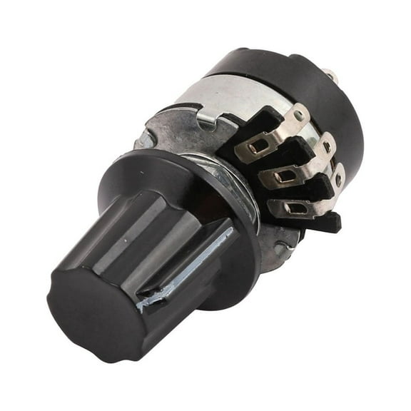 Potentiometer Sliding Adjustable Resistor with Switch Function 470K