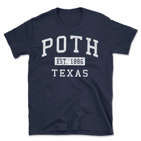 Poth Texas Classic Established Men's Cotton T-Shirt