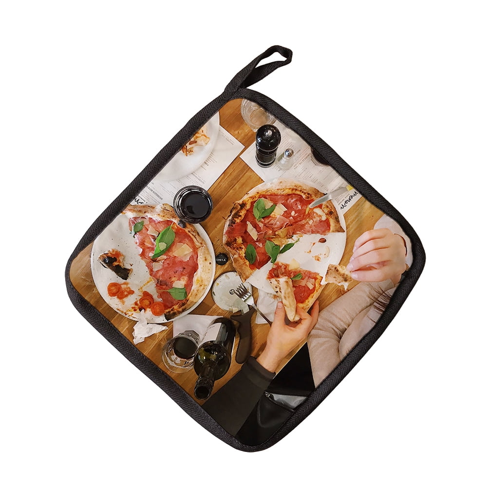 Potholder, Customizable, 8.5x8.5x0.5, 100% Cotton, Unisex, Adult, Teen, Weight 0.25lbs.