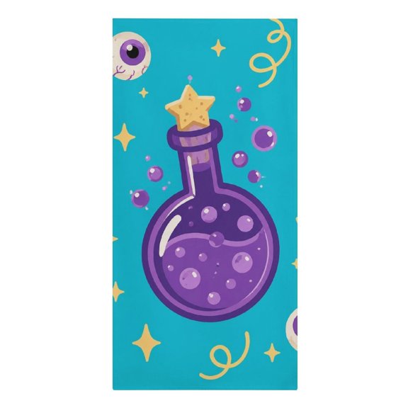 Potion Bottle Eyeball Magic Microfiber Beach Towel Absorbent Compact Towels for Swimming Pool Beach Travel Things for Vacation Essentials Adult Gift,61.4×30.3Inch