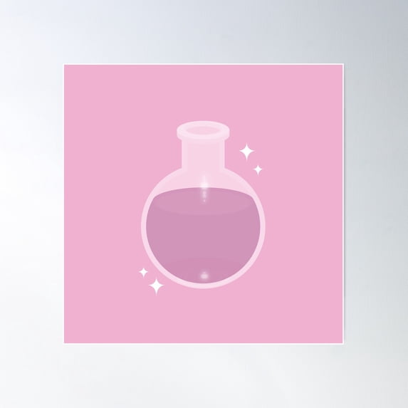 Potion Poster Wall Art, Modern Wall Decor For Living Room Bedroom, 24x24 UNFRAMED