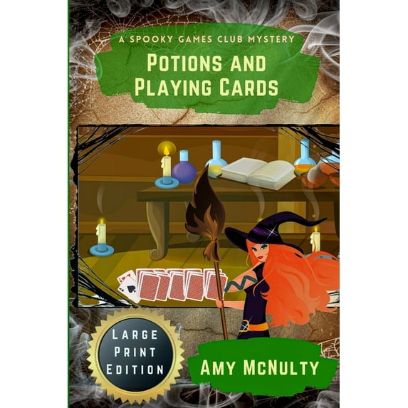 Potions and Playing Cards: Large Print Edition, (Paperback)