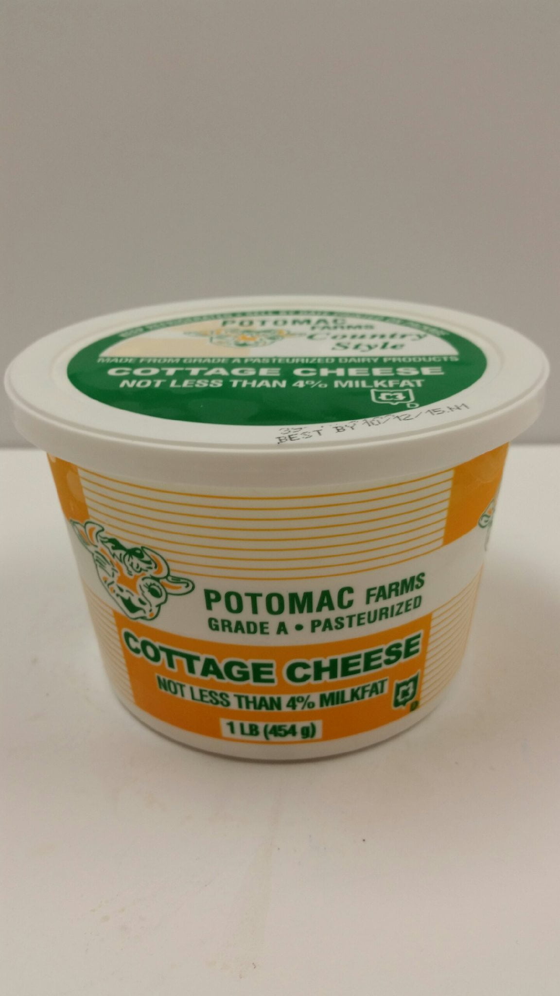 Potomac Farms 4 Milk Fat Cottage Cheese, 16 Oz.