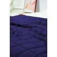 thumbnail image 1 of Potomac Home Goods Weighted Blanket Comfortable, Cool And Breathable Soft Thick for All Seasons - Navy Blue, 1 of 4
