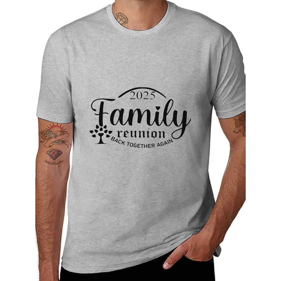 Potopok Back Together Again Funny 2026 – Soft Cotton Crew Neck Tee, for Laughs, Reunions & Everyday Wear,Gray - S