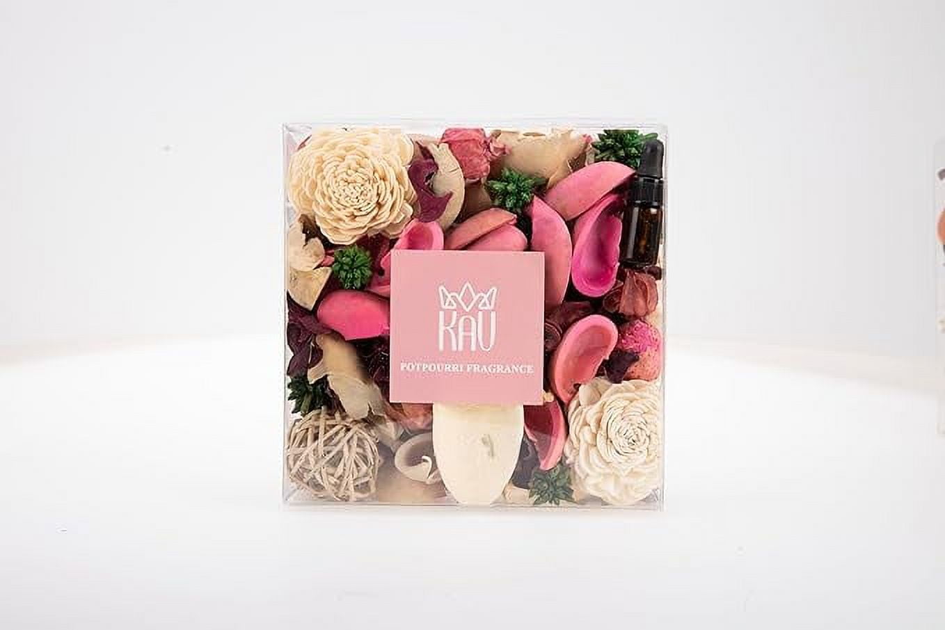 Beige Dry Flower Potpourri With Jar main image 1