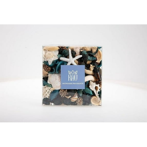 Potpourri Dry Flower Petal Scented Mix for All Seasons and Holiday Potpourri, Clear Box 14oz Mix - Home Fragrance Aroma Filler Potpourr for Bowl and Vase, Home Décor Dried Petals and Oil (Boysen Blue)