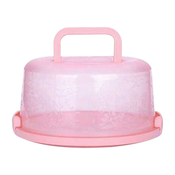 Potrochi Cake Carrier, BPA-Free Plastic Cake Keeper with Lid, cake storage box, snack box, Portable Cake Stand, Secure Side Closures, Dishwasher Safe Cake Transport Container