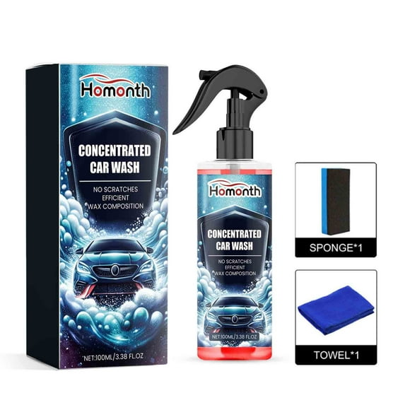 Potrochi Car Exterior Cleaner - Removes Dirt, Grime, Grease, Oil & Stains from Leather, Vinyl & Plastic - Great for Seats, Steering Wheels, Door Panels, Dashboards - Car, Office, Home Use