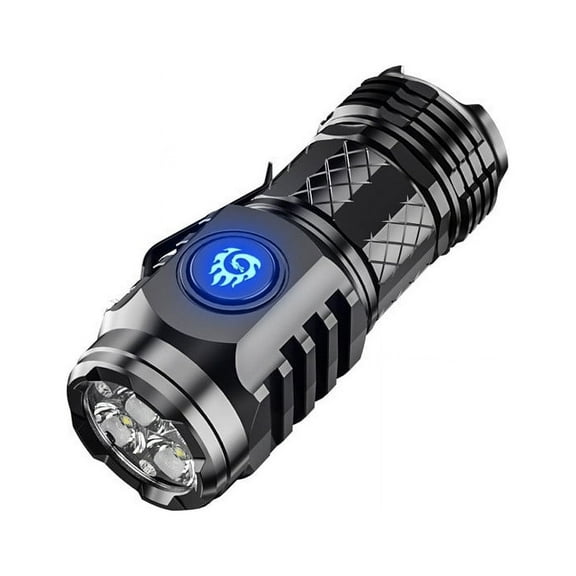 Potrochi Rechargeable Flashlights, Super Bright Long Life LED Flashlight with 5 Modes, High Powered Flash Light for Home, Flashlight Bright Rechargeable Ultra-bright Small Portable Outdoor
