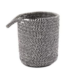Potrochi Wall Hanging Storage Baskets, Flower Plants Wall Basket, Small Cotton Rope Woven Closet Storage Bins, Cotton string storage basket, Shelf Basket Organizer for Plants, Towels,Toys