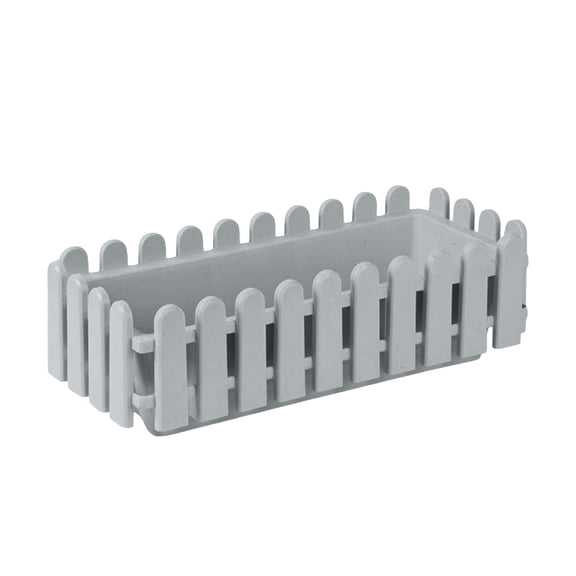 Pots with Fence, Rectangular Fence Flower Pot Container, Window Boxes Planters for Outdoor, Thickened for Vegetables Succulents Gardening Accessories Indoor