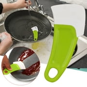 Pots Household Scraper Heatresistant Cleaning Pans Grease Clean Dishes Spatula Flexible Tools Home Improvement Bottle Washer Organic Leaf Lard Sponge Bottle Brushes for Cleaning Dish Brush Set Dish