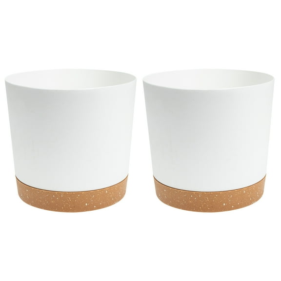 Pots Planter Pot Plant Flower 10 Inch Cactus Indoor Vase Plastic Succulent Garden Bonsai Gardening Nursery Container