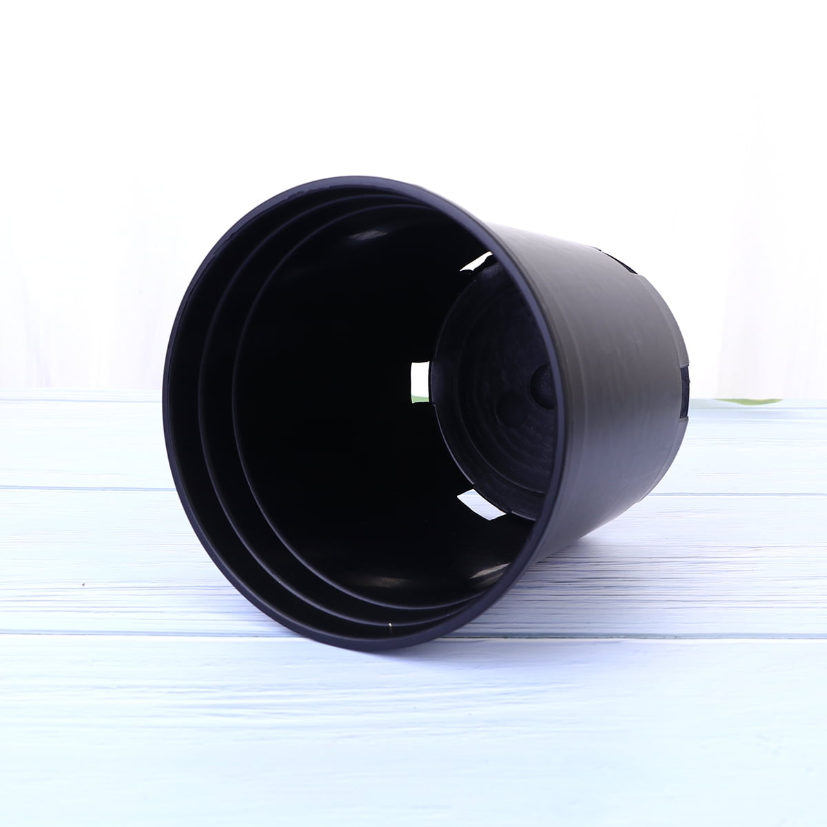 Pots Plastic Nursery Plant Plants Inch Pot 4 6Inch Grow Black Planter