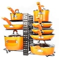 thumbnail image 1 of Pots and Pans Organizer – Kitchen Cabinet Organization and Storage, 1 of 9