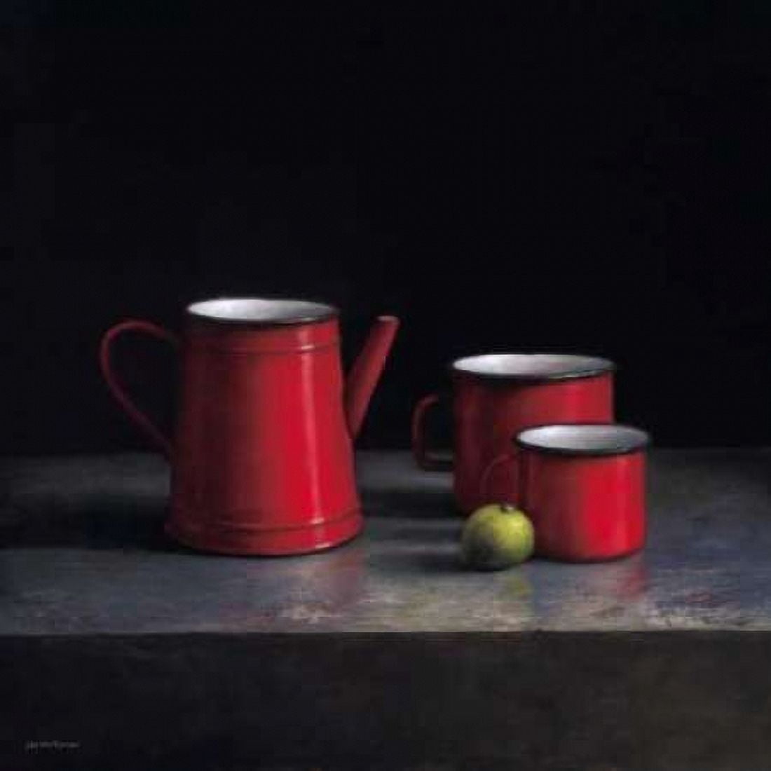 Pots and pans II Canvas Art - Jos van Riswick (24 x 24)