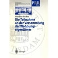 thumbnail image 1 of Potsdamer Rechtswissenschaftliche Reihe Die Teilnahme an Der Versammlung Der Wohnungseigentümer, Book 1, (Paperback), 1 of 1