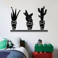 thumbnail image 1 of Potted Cactus Home Plant Desert Cartoon Wall Sticker Art Decal for Girls Boys Kids Room Bedroom Nursery Kindergarten Garage House Fun Home Decor Stickers Wall Art Vinyl Decoration Size (18x20 inch), 1 of 3