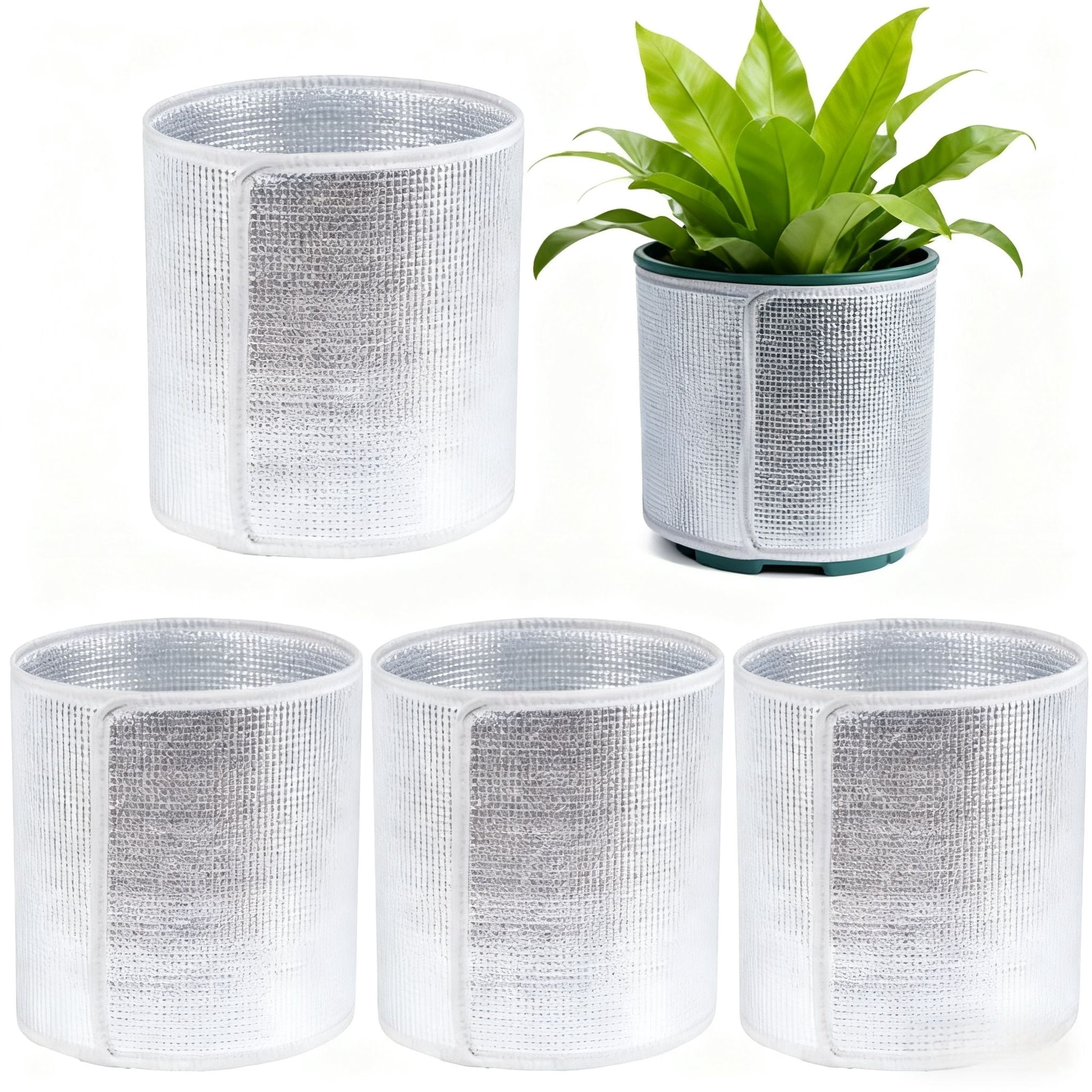 Potted Plant Frost Protection - 9.8inch Reusable Insulated Plant Covers ...