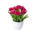 thumbnail image 1 of Flowers Potted Realistic Floral Arrangement for Centerpiece Indoor Outdoor Home, 1 of 3
