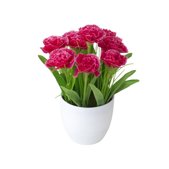 Flowers Potted Realistic Floral Arrangement for Centerpiece Indoor Outdoor Home
