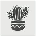 thumbnail image 1 of Potted Saguaro Cactus Succulent Plant DIY Cookie Wall Craft Stencil - 5.5 Inch, 1 of 5