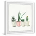 thumbnail image 1 of Potted Succulents Framed Painting Print, 1 of 2