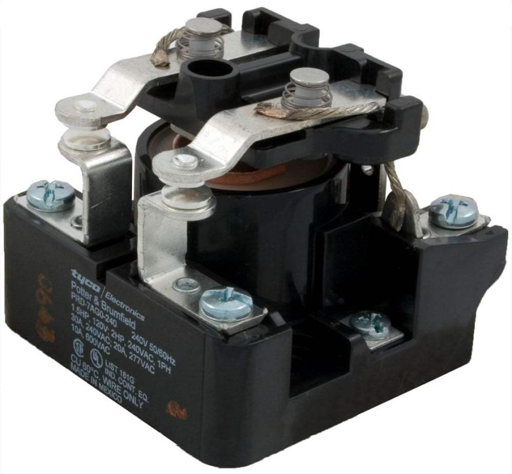 Potter & Brumfield 60-582-1105 Relay DPST 30A 230v Coil PRD Style ...