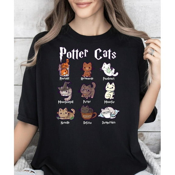 Potter Cats Cute Harry Pawter Kitten Gifts copy###ANANDHIS ART LLC