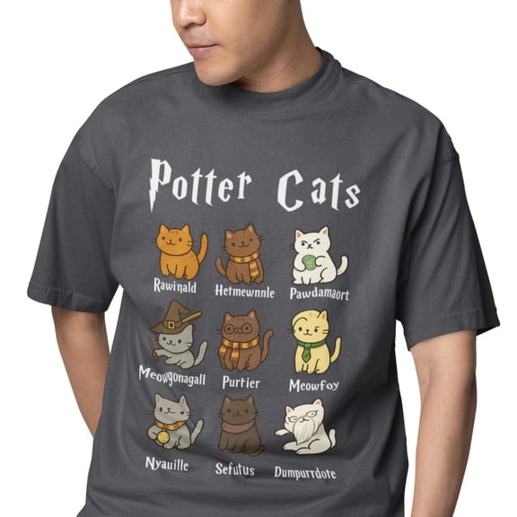 Potter Cats T-Shirt: Wizard Cat Lover