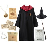 Potter Costume Set for Adult and Child,12Pcs Classic Fancy Dress and Accessories