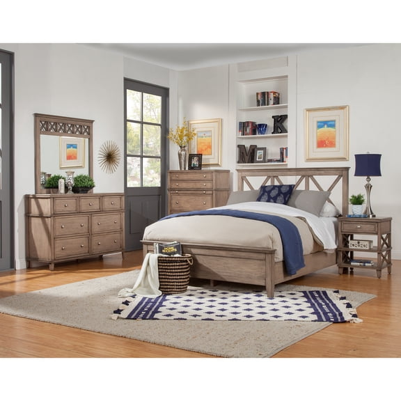 Potter Full Size Bed (French Truffle)