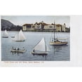 thumbnail image 1 of Potter Hotel - Sail Boats - Santa Barbara, California, Usa Print By Mary Evans Grenville Collins Postcard Collection, 1 of 3