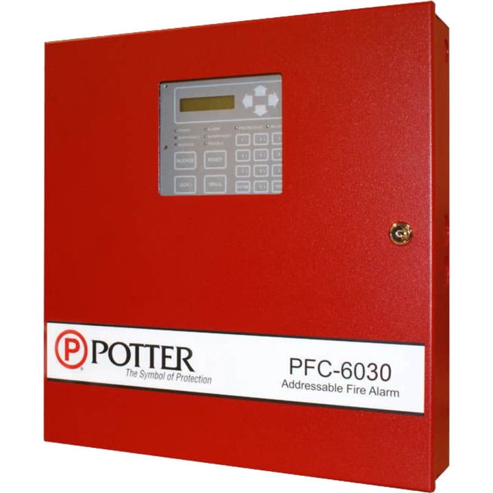 Potter Fire Panel Monitor Module Potter PFC-6030 Fire Alarm Control Panel - Walmart.com