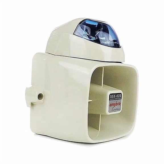 Potter SSX-82SB 127dB Durable Siren Strobe, Blue Lens Color (4150034)