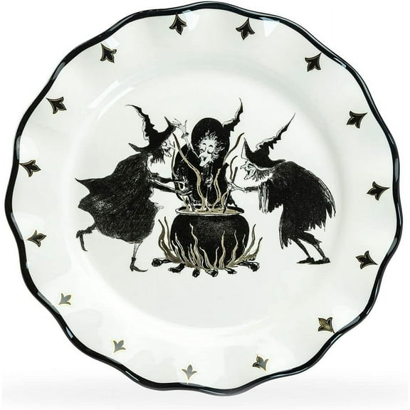 Potter's Studio Halloween 10.5in Witches Brew Serving Platter Dinner Plate