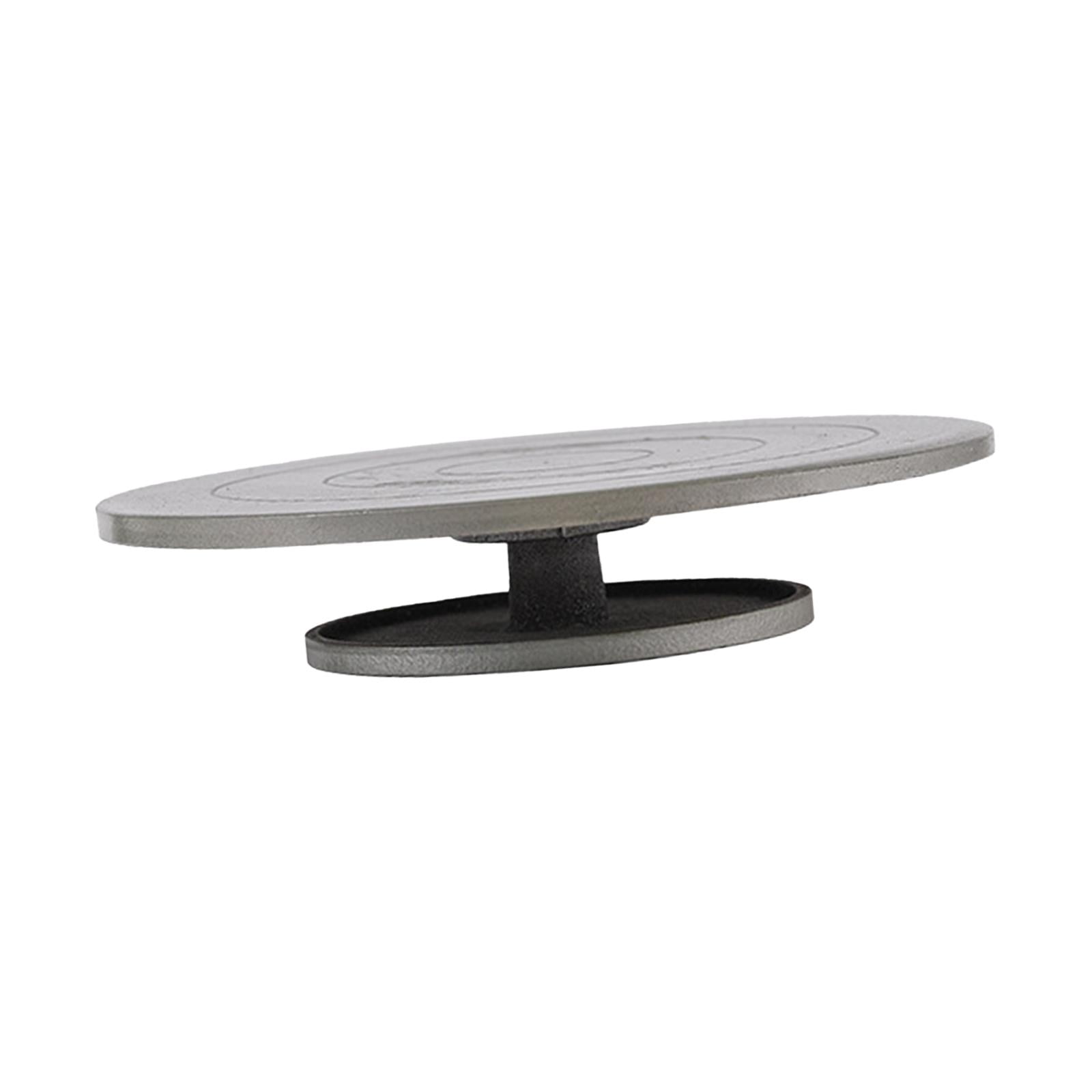 Pottery Banding Wheel Metal Sculpting Wheel with Bearing Stable and Smooth Multifunctional
