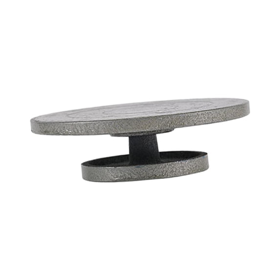 Pottery Banding Wheel Sculpting Wheel Metal Construction Pottery Tools Stable and Smooth Rotating Table with Ball Bearing for Ceramic Studio Gray 15cm