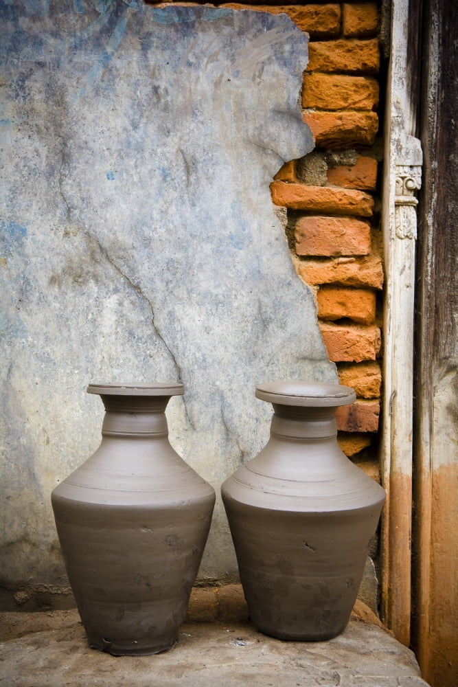 Pottery Bhaktapur Nepal Canvas Art - David DuChemin Design Pics (24 x 38)