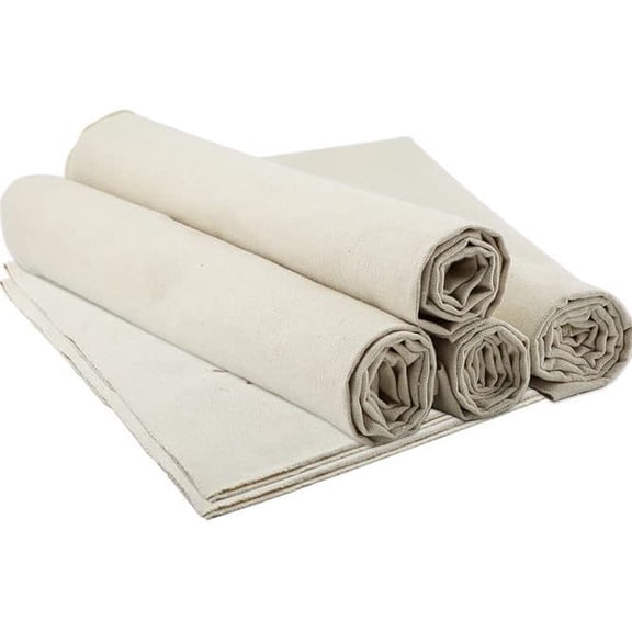 Pottery Canvas Fabric by 5Feet Long Cotton Muslin Fabric Potters Clay Artists Sewing Material Potterys Table Cloth Table Runners Decor Weed Barrier Plant Cover Tree Wrap