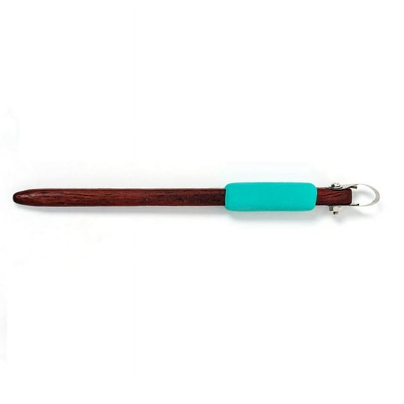 Pottery Carving Red Rosewood Handle Ring Single- DIY Ceramic Texture Scraping Tool B