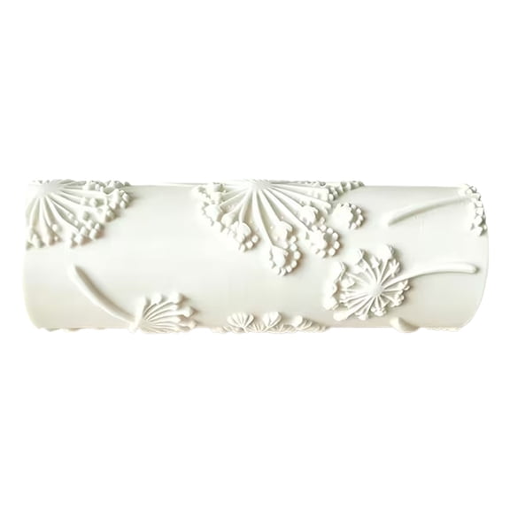 Pottery Clay Pattern Tool With Plant Design, 10cm Texture Press for Class Use, Studio Use, Handbuilt Clay Forms and Vess