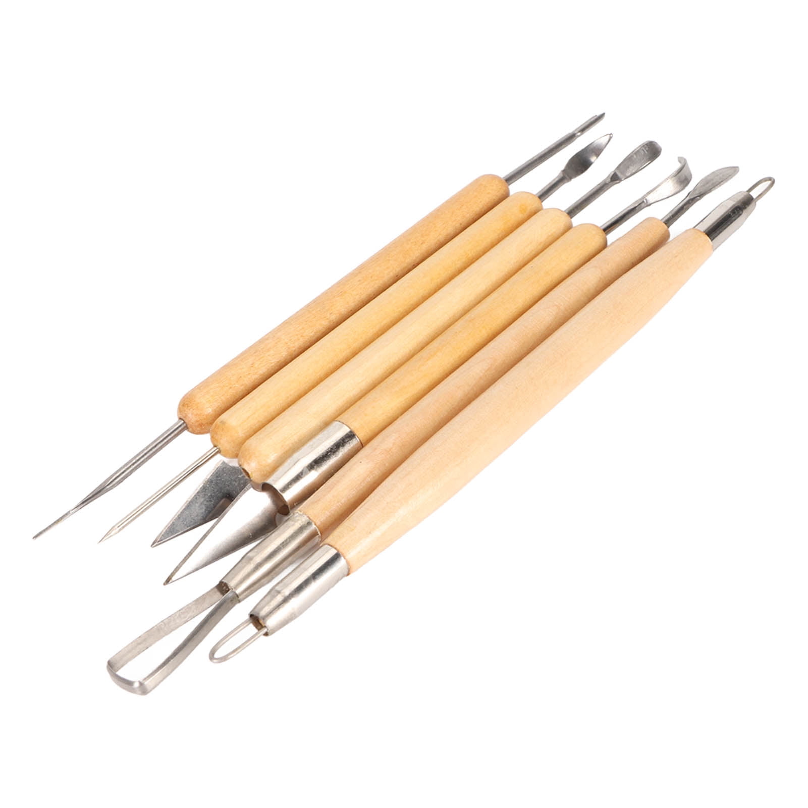 Pottery Clay Sculpting Tool, 6pcs Professional Clay Tools Kit For